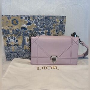 Dior Soft Pink Leather Women's Crossbody